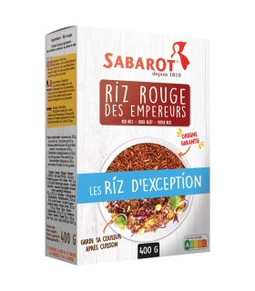 Céréales et graines - Riz rouge des empereurs 400g - Sabarot