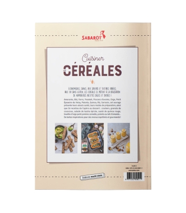Livre recettes - Cuisiner les céréales - Sabarot