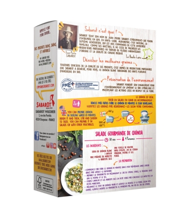 Céréales et graines - Quinoa blanc 500g - Sabarot