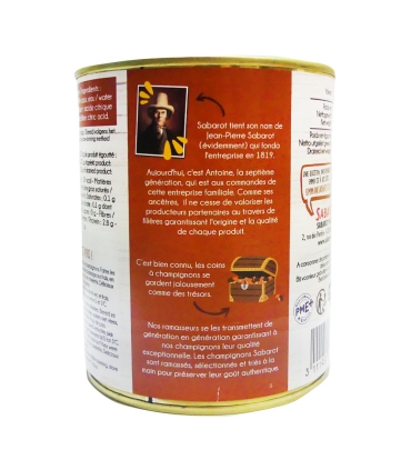 Champignons - Lactaires 395 g en conserve - Sabarot