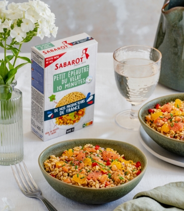 Recette signature salade petit épeautre du Velay 10min - Sabarot
