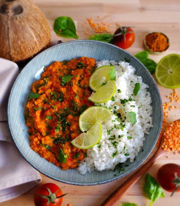 Recette à base de lentilles corail zéro résidu de pesticides 450g - Sabarot