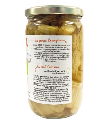 Épicerie salée - Cardons lyonnais 420g en bocal - Sabarot