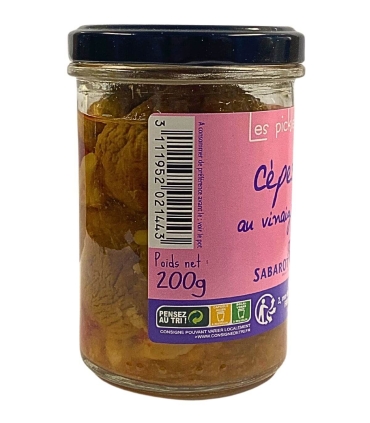 Cèpes au vinaigre 120g - Sabarot