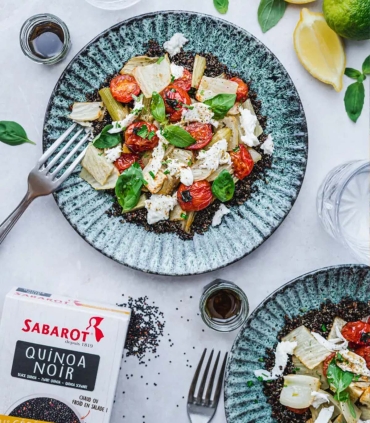Recette à base de quinoa noir - Sabarot