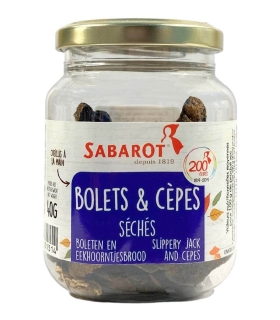Champignons - Bolets et cèpes séchés 40g - Sabarot