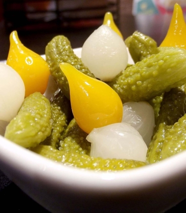 Gouttes de poivrons jaunes 325g