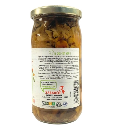 Sélection de champignons 185g - Sabarot