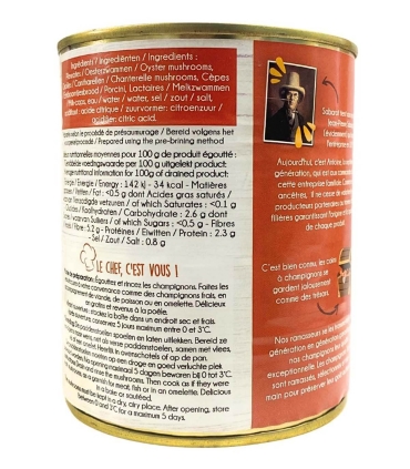 Champignon - Mélange festif 455g - Sabarot