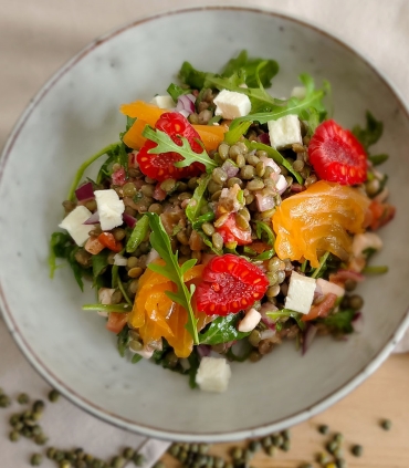 Recette à base de Lentille verte du Puy Bio A.O.P - Sabarot