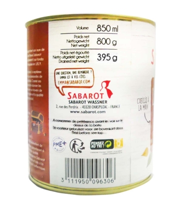 Champignons - Lactaires 395 g en conserve - Sabarot