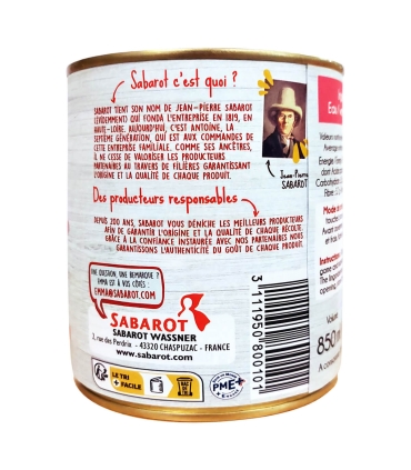 Fruits rouges - Airelles au naturel conserve 310g - Sabarot