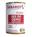 Champignons - Jus de cèpes conserve 375g - Sabarot