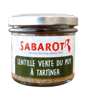 Aperitif - Le Puy green lentil and zucchini spread 105g - Sabarot