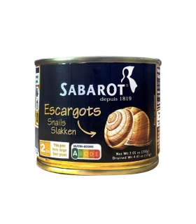 Escargots - Escargots Helix lucorum 2 douzaines 125g - Sabarot