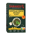 Légume secs et lentilles - Lentille verte du puy A.O.P France étui 450g - Sabarot