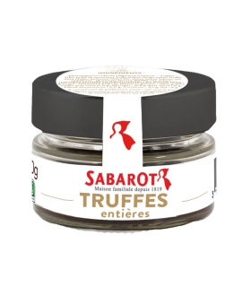 Whole black truffles jar 12.5g - Sabarot