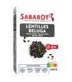 Dried pulses and lentils - Lentils beluga quick cooking 8 minutes 500g - Sabarot