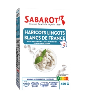 Dried pulses - White lingot beans from France 450g - Sabarot