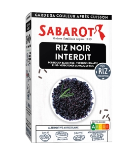 Cereals and seeds - Forbidden black rice 400g box - Sabarot