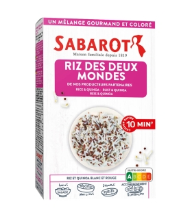 Cereals and seeds - Rice blend of the 2 worlds - 400g box - Sabarot