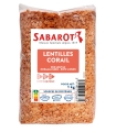 Légumes secs - Lentilles corail sachet de 1kg - Sabarot