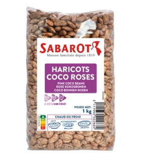 Dried pulses - Pink coco beans 1kg - Sabarot