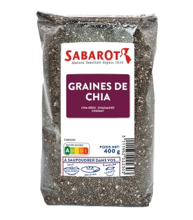 Cereals and seeds - Chia seeds 400g - Sabarot