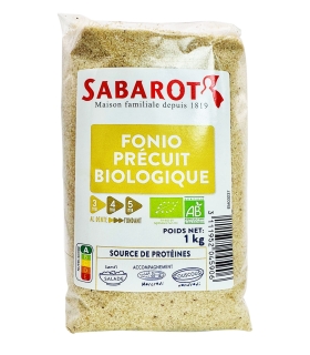Organic pre-cooked fonio1kg - Sabarot