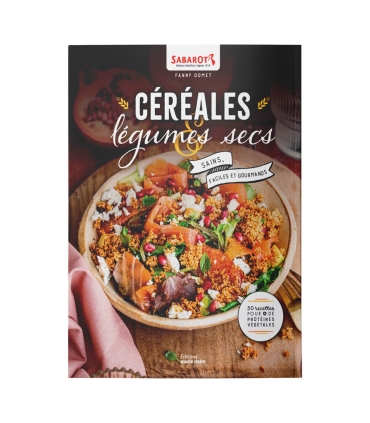 Livre de recettes - Céréales & légumes secs - Couverture - Sabarot