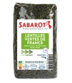 Dried pulses - Green lentils from France cello 1kg - Sabarot