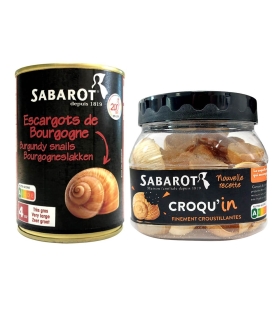 Pack of snails with edible shells Croqu’in – Sabarot