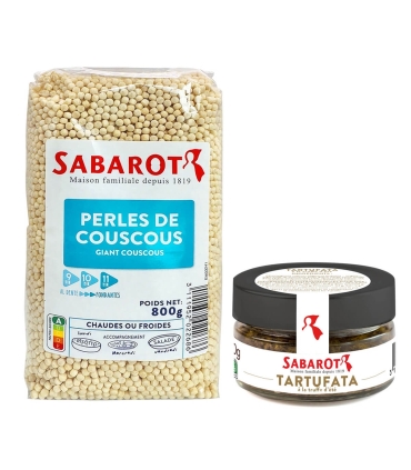 Épicerie & cadeaux - Épicerie salée - Pack Perles de couscous et Tartufata - Sabarot