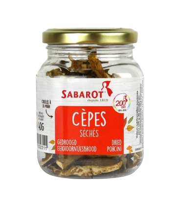 Groceries & gifts - Savoury groceries - Dried extra porcini jar 40g - Sabarot