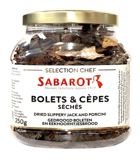 Dried slippery jacks and porcini 250g
