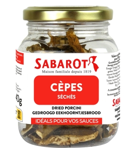 Champignons - Cèpes - Cèpes extra séchés pot 40g - Sabarot