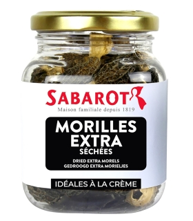 Champignons - Morilles - Morilles extra séchées pot 30g - Sabarot