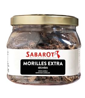 Champignons - Morilles - Morilles extra séchées pot 100g - Sabarot