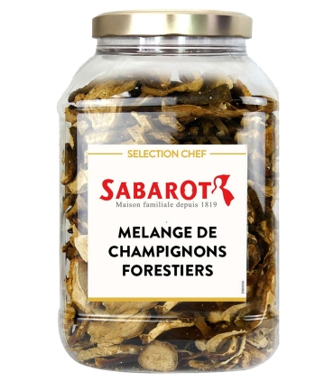 Champignons - Mélange forestier séché pot 500g - Sabarot