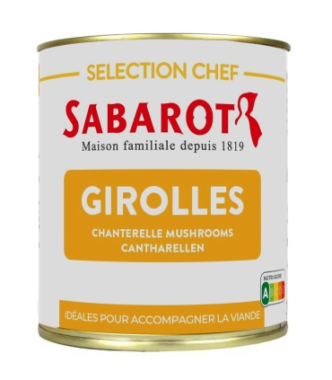 Champignons - Girolles - Girolles boîte 455g - Sabarot
