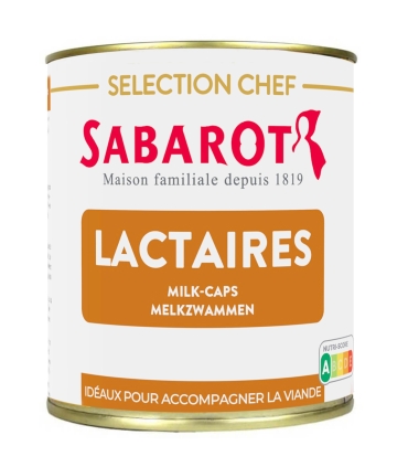 Champignons - Lactaires en conserve 395g - Sabarot