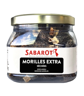Champignons - Morilles - Morilles extra séchées pot 150g - Sabarot