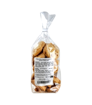 Épicerie sucrée - Cookies à la farine de Petit Épeautre du Velay et éclats de caramel au beurre salé - Sachet 120g - Sabarot