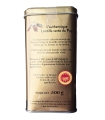 Légumes secs - Lentille verte du Puy A.O.P. - Boîte métal Collection Ville du Puy 500g verso  - Sabarot
