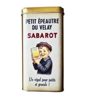 Cereals & seeds - Einkorn from Velay - Metal Box Collection Einkorn from Velay 10 minutes 400g front - Sabarot