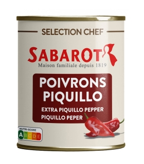 Epicerie salée - Poivrons piquillo - Conserve 600g - Sabarot