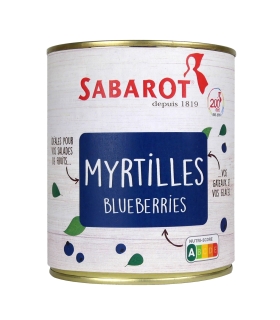 Fruits rouges - Myrtilles 310g - Sabarot
