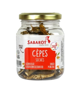 Champignons - Cèpes extra séchés 40g - Sabarot