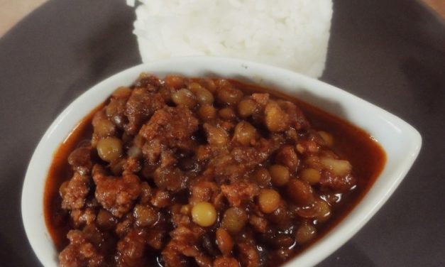 Le Puy green lentils in Chili con carne