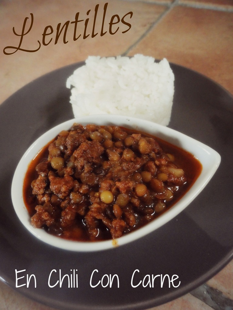 Le Puy green lentils in Chili con carne Sabarot Des produits bons